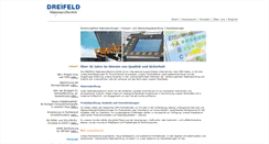 Desktop Screenshot of dreifeld.de